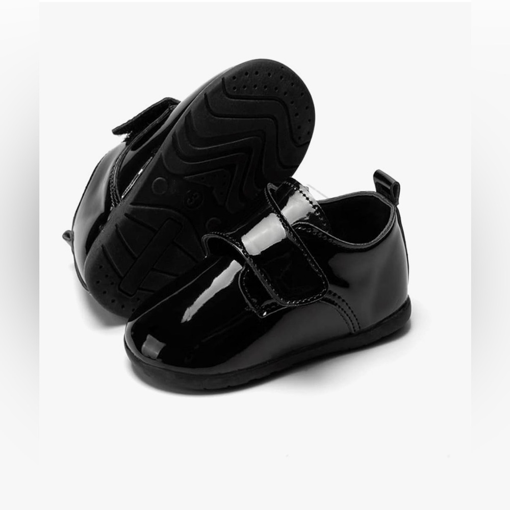Baby Patent Leather Dress Shoes - Black